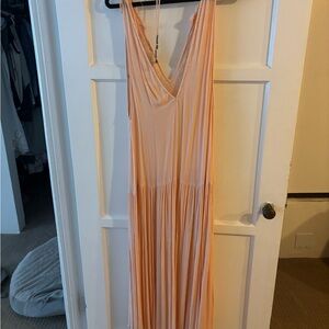 Free People Peach Maxi Dress